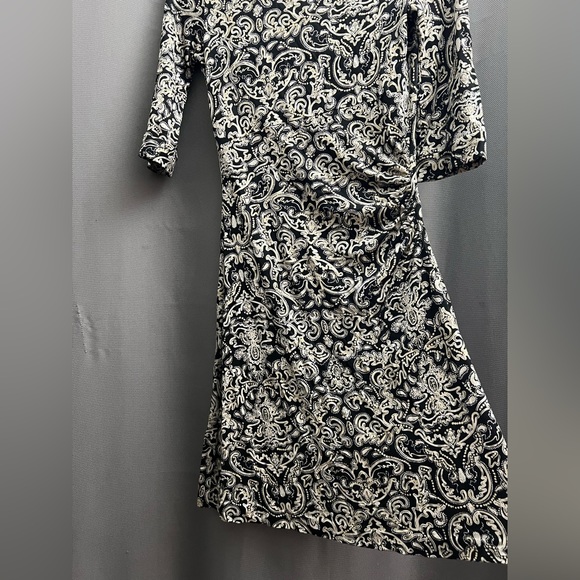 Diane von Furstenberg women midi white and black dress - Picture 2 of 5